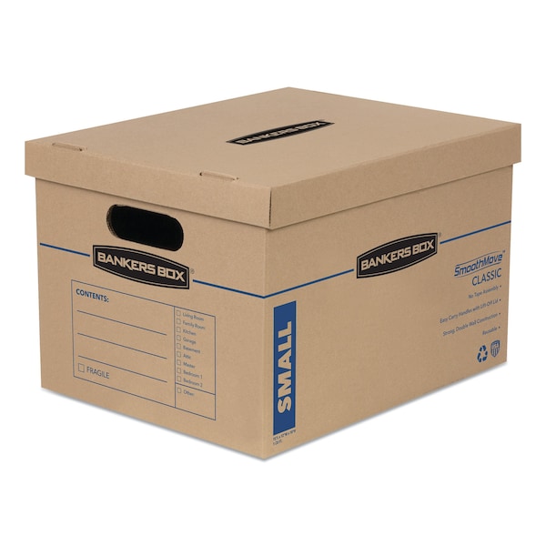 15 in x 12 in x 10 in Moving Box, Kraft, Corrugated Fiberboard, 32 ECT, 20 PK